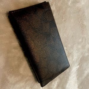 Coach Wallet Monogram Dark Brown